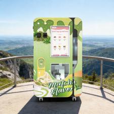Robot Soft Serve Gelato venditore automatico con pulizia automatica| Chiosco di gelato self-service per reddito passivo